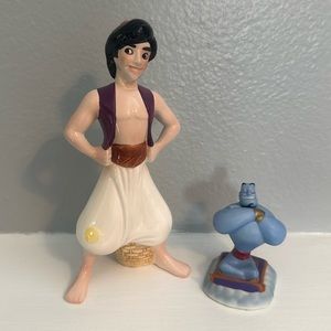 Disney’s Aladdin and the Genie  porcelain figurines